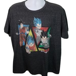 Official Dragon Ball Z Resurrection F Anime Gray Tshirt Size XL